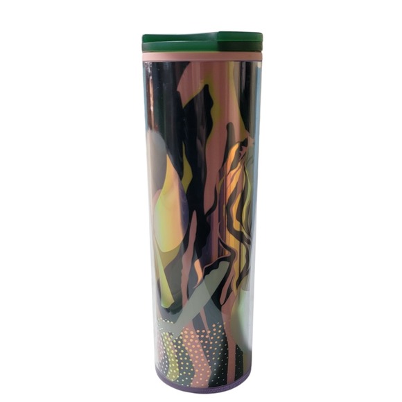 Starbucks 2024 Tumbler Siren Mermaid 16oz‎ Cup with Lid Green Pink - Picture 3 of 11